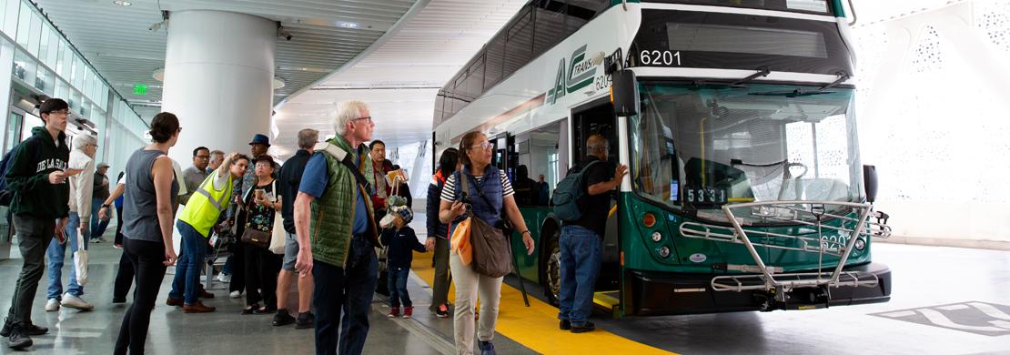 Salesforce Transit Center bus deck