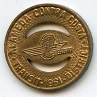 AC Transit token from the early days