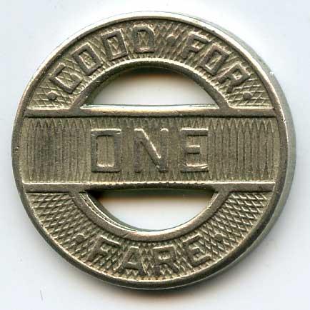 AC Transit token from the early days