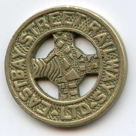 AC Transit token from the early days