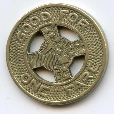 AC Transit token from the early days