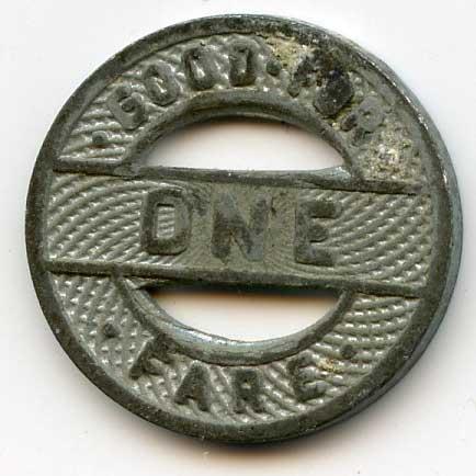 AC Transit token from the early days