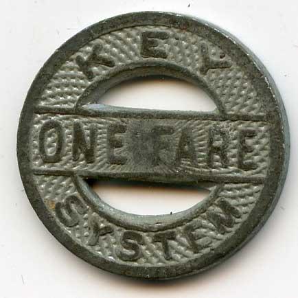 AC Transit token from the early days