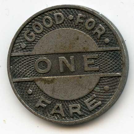 AC Transit token from the early days