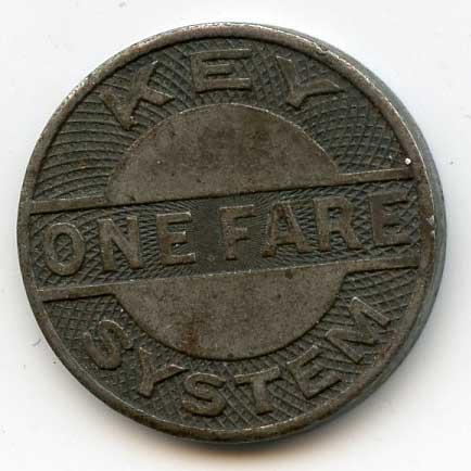 AC Transit token from the early days