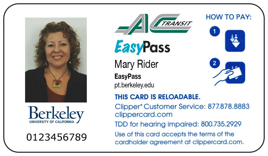 Employer EP Sample EasyPass ClipperCard