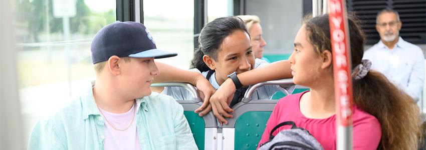 Students on bus